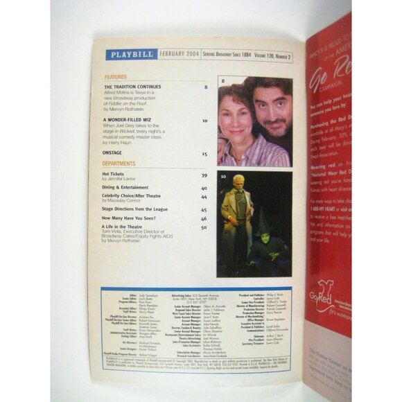 Big Bill Playbill February 2004 Lincoln Center David Cromwell Michael Esper - Picture 2 of 6